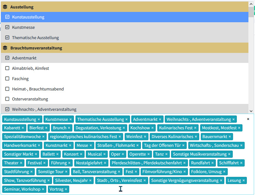 Event-Export und Event-Export Pro